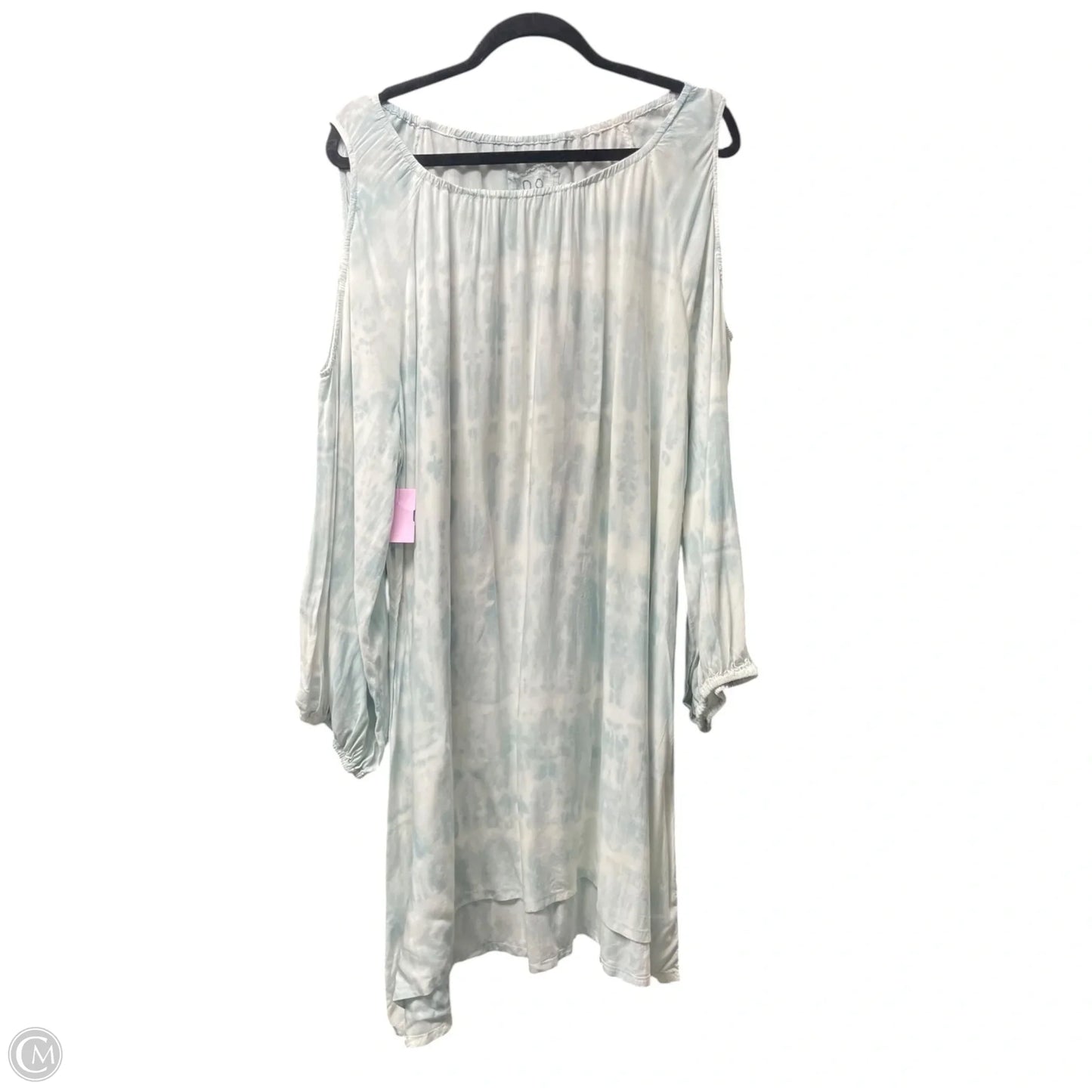 Tunic Designer By Johnny Was In Green & White, Size: Xl