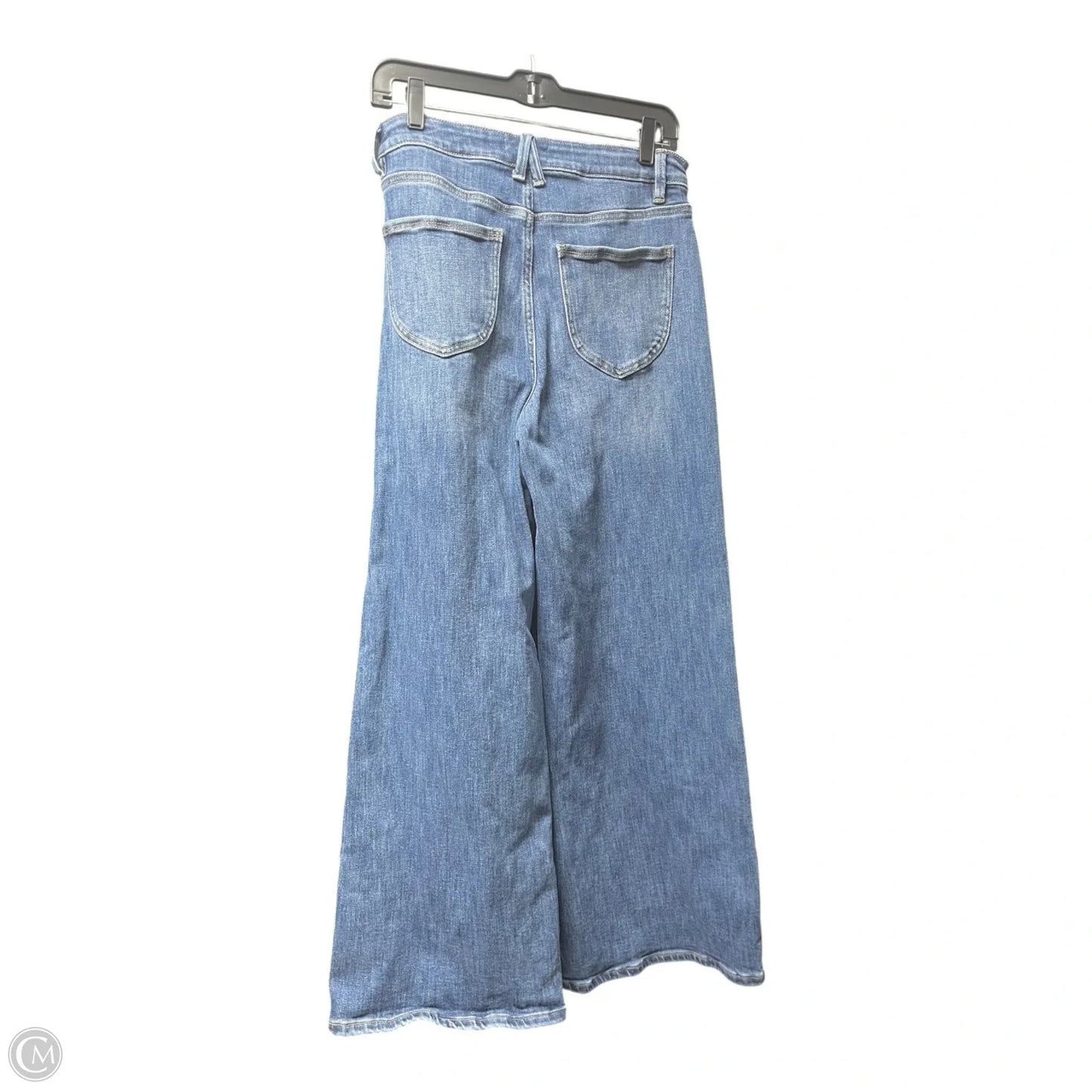Jeans Wide Leg By COCO BOUTIQUE  In Blue Denim, Size: 8