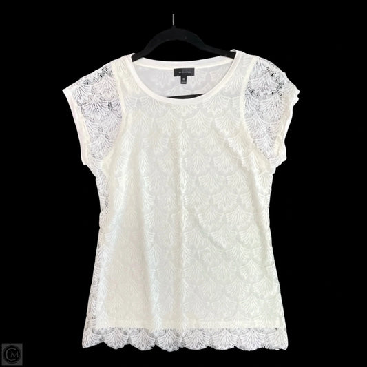 Top Short Sleeve By Limited In Cream, Size: Xs