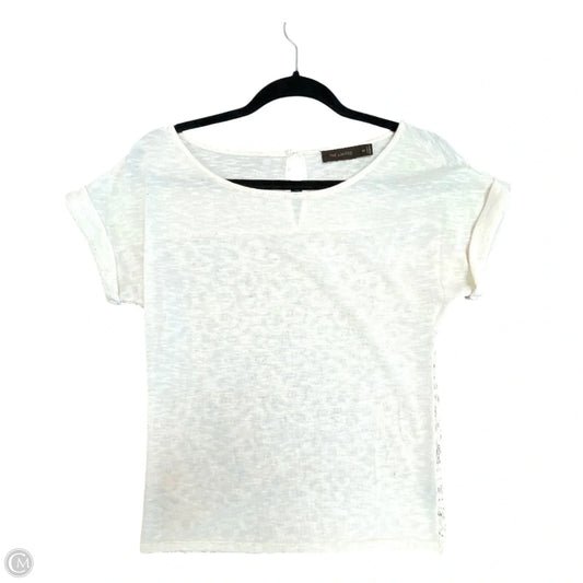Top Short Sleeve By Limited In Cream, Size: Xs
