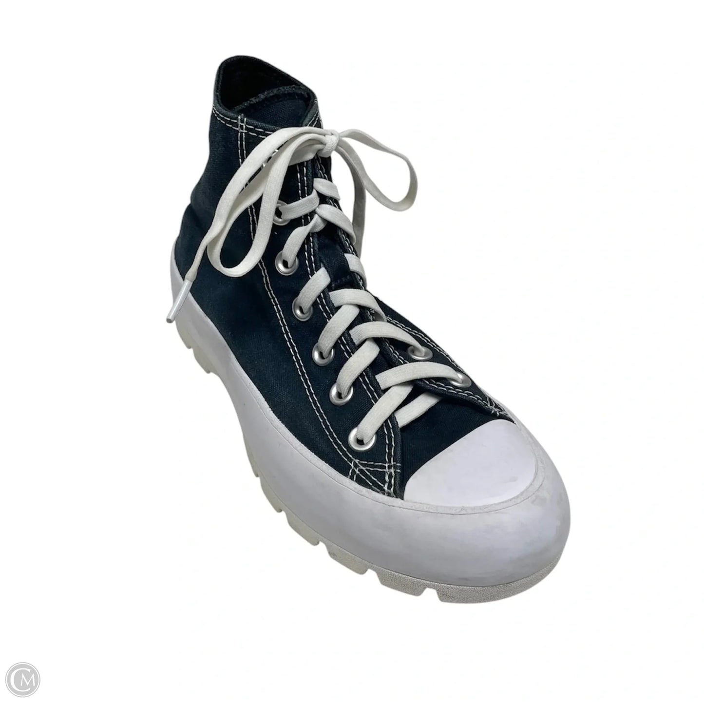 Shoes Athletic By Converse In Black & White, Size: 7