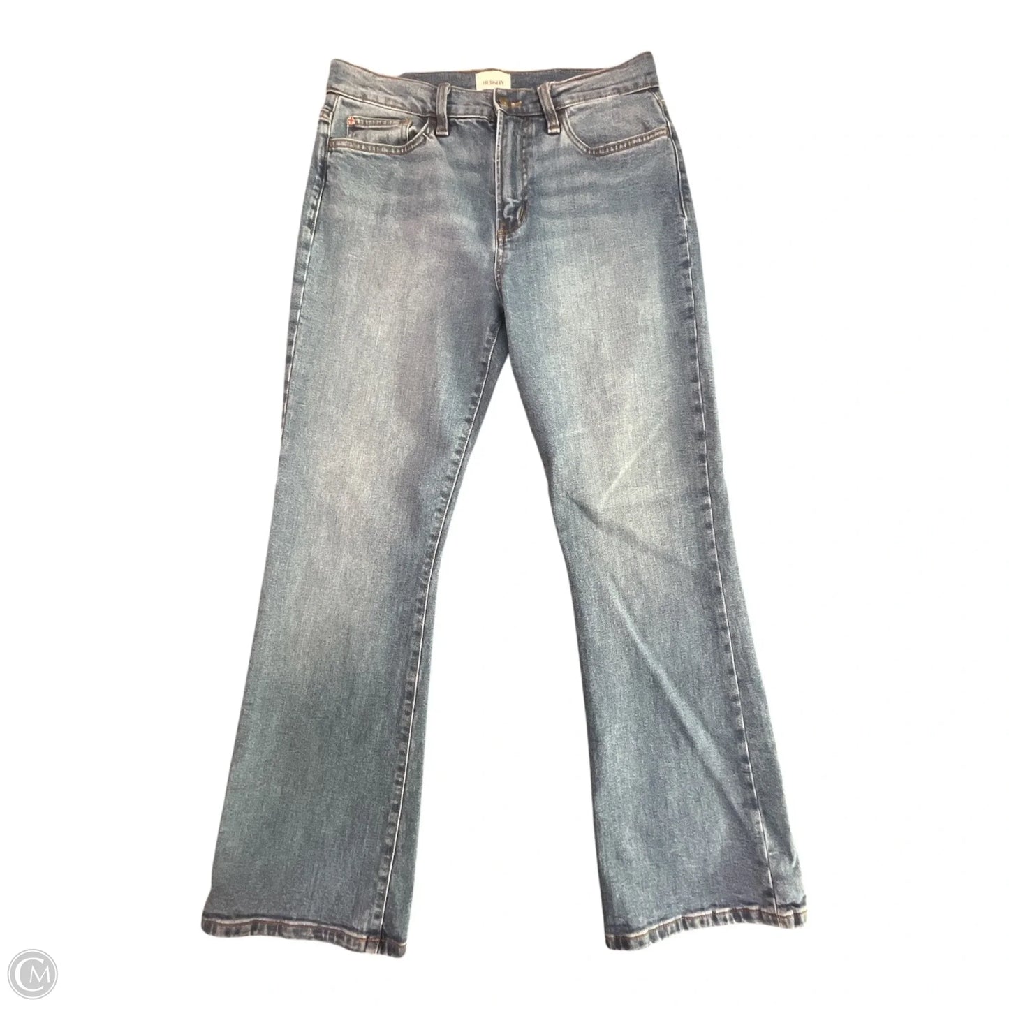 Jeans Wide Leg By Hudson In Blue Denim, Size: 8