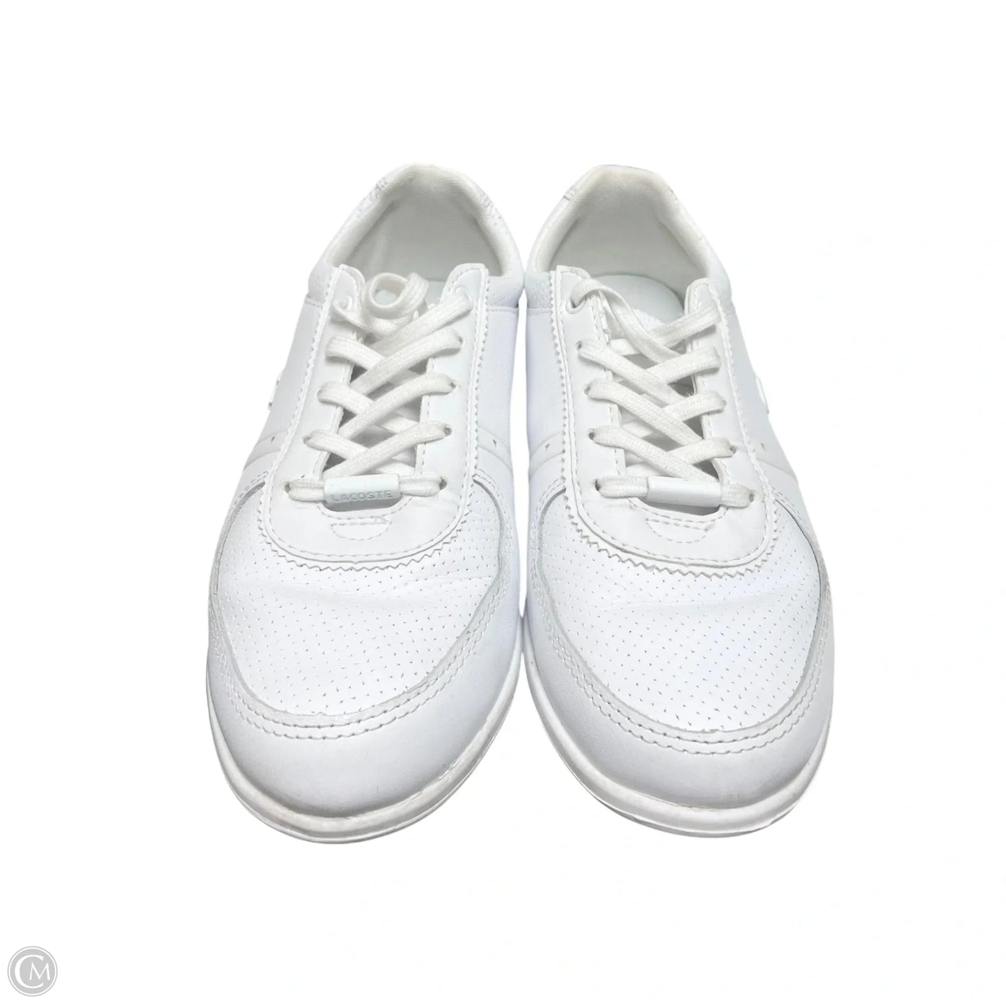 Shoes Athletic By Lacoste In White, Size: 6.5