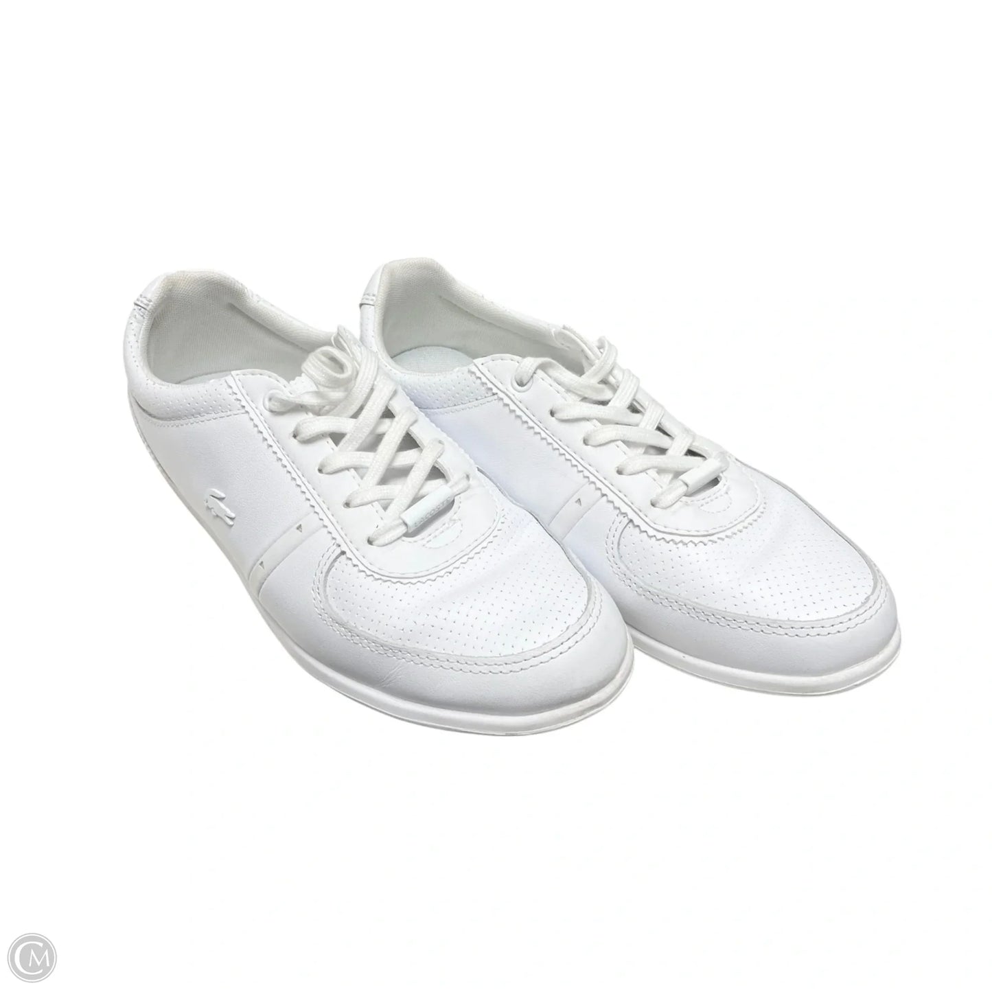Shoes Athletic By Lacoste In White, Size: 6.5