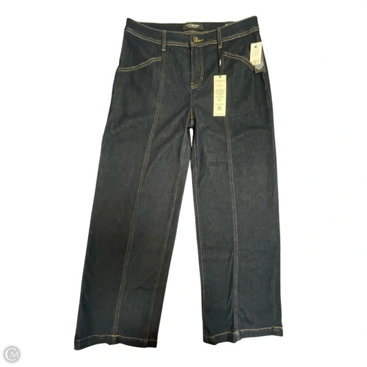 Jeans Wide Leg By Liverpool In Blue Denim, Size: 10