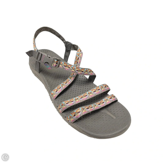 Sandals Flats By Skechers In Multi-colored, Size: 10