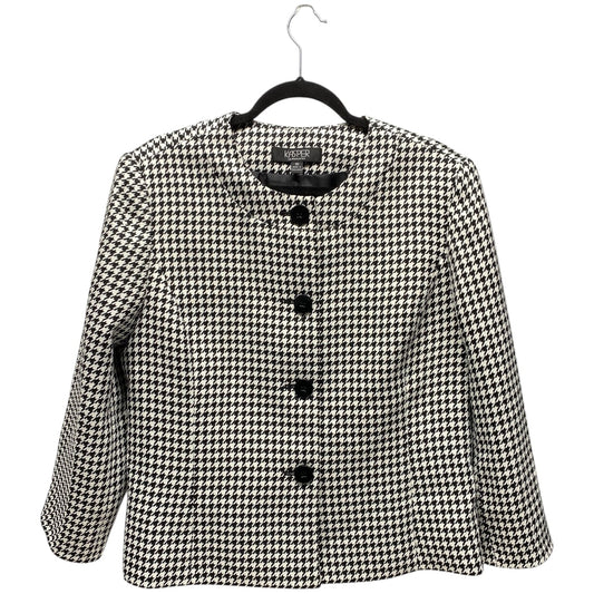 Jacket Other By Kasper In Black & White, Size: 16