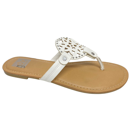 Sandals Flip Flops By Dolce Vita In White, Size: 8