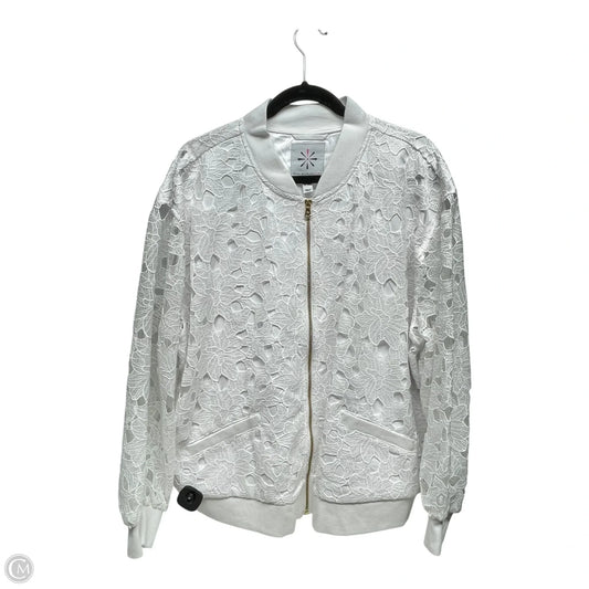 Jacket Other By Isaac Mizrahi Live Qvc In White, Size: Xxl