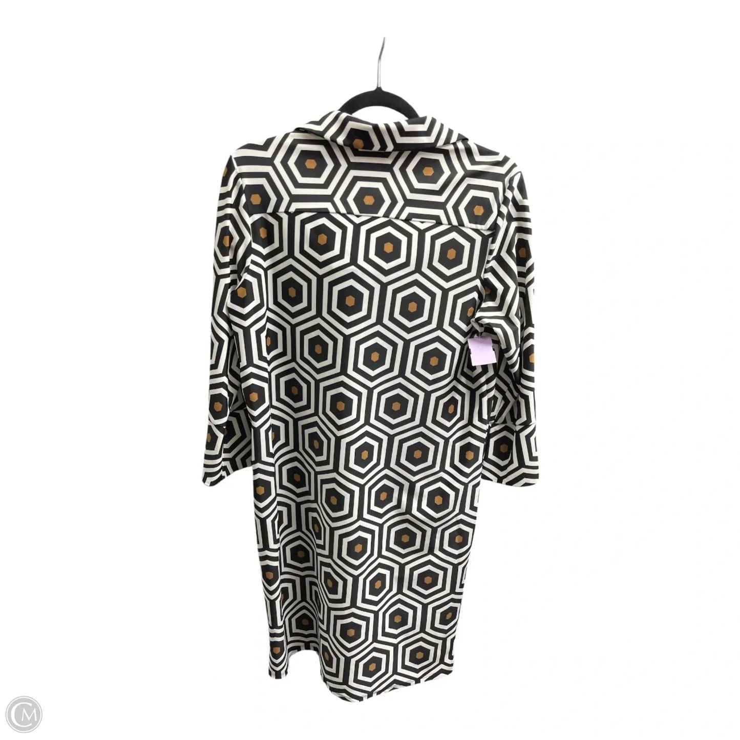Dress Casual Short By Jude Connally In Geometric Pattern, Size: L