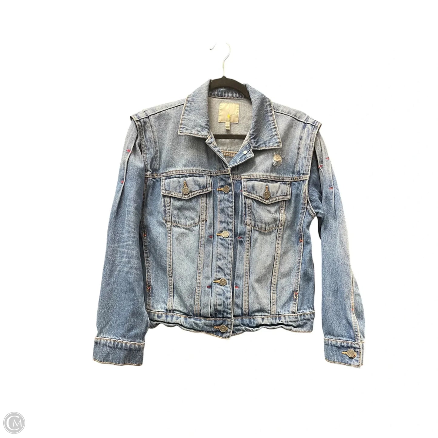 Jacket Denim By Joie In Blue Denim, Size: S