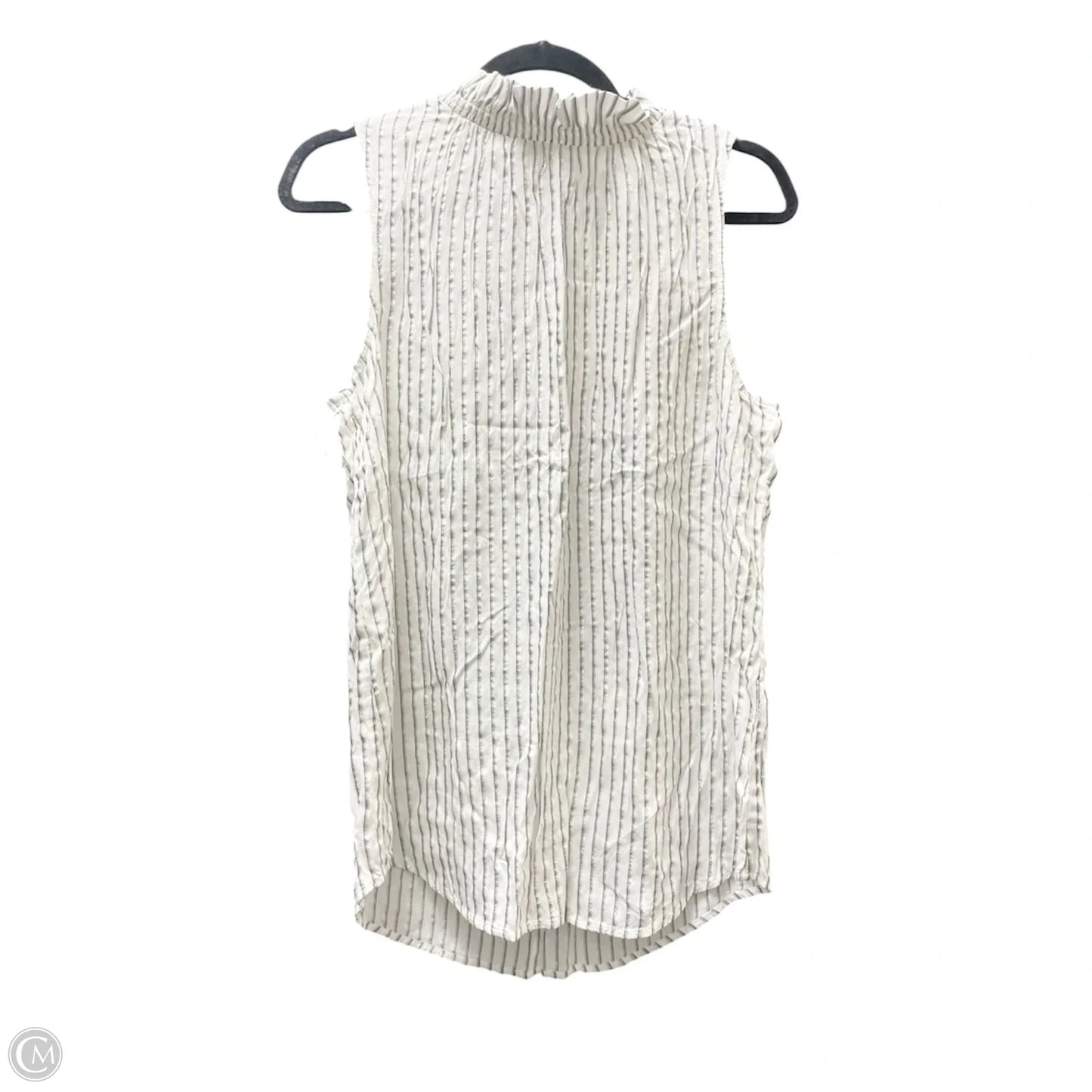 Top Sleeveless By Banana Republic In Striped Pattern, Size: M