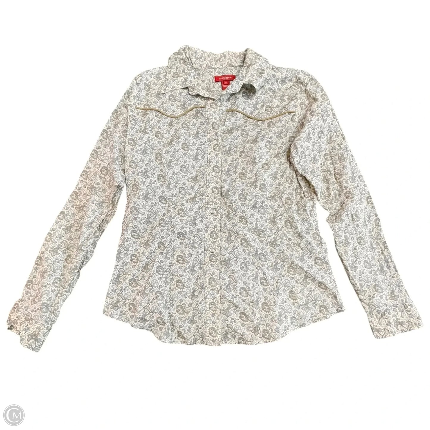 Top Long Sleeve By Sundance In Floral Print, Size: Xs