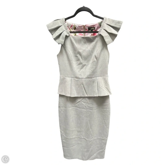 Dress Work By Ted Baker In Grey, Size: 2