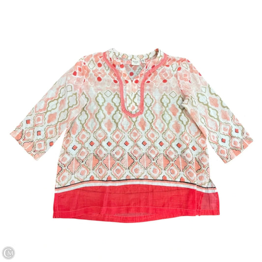 Top Long Sleeve By Rafaella In Multi-colored, Size: Xs