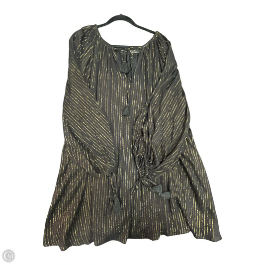Dress Casual Short By Cma In Black & Gold, Size: M
