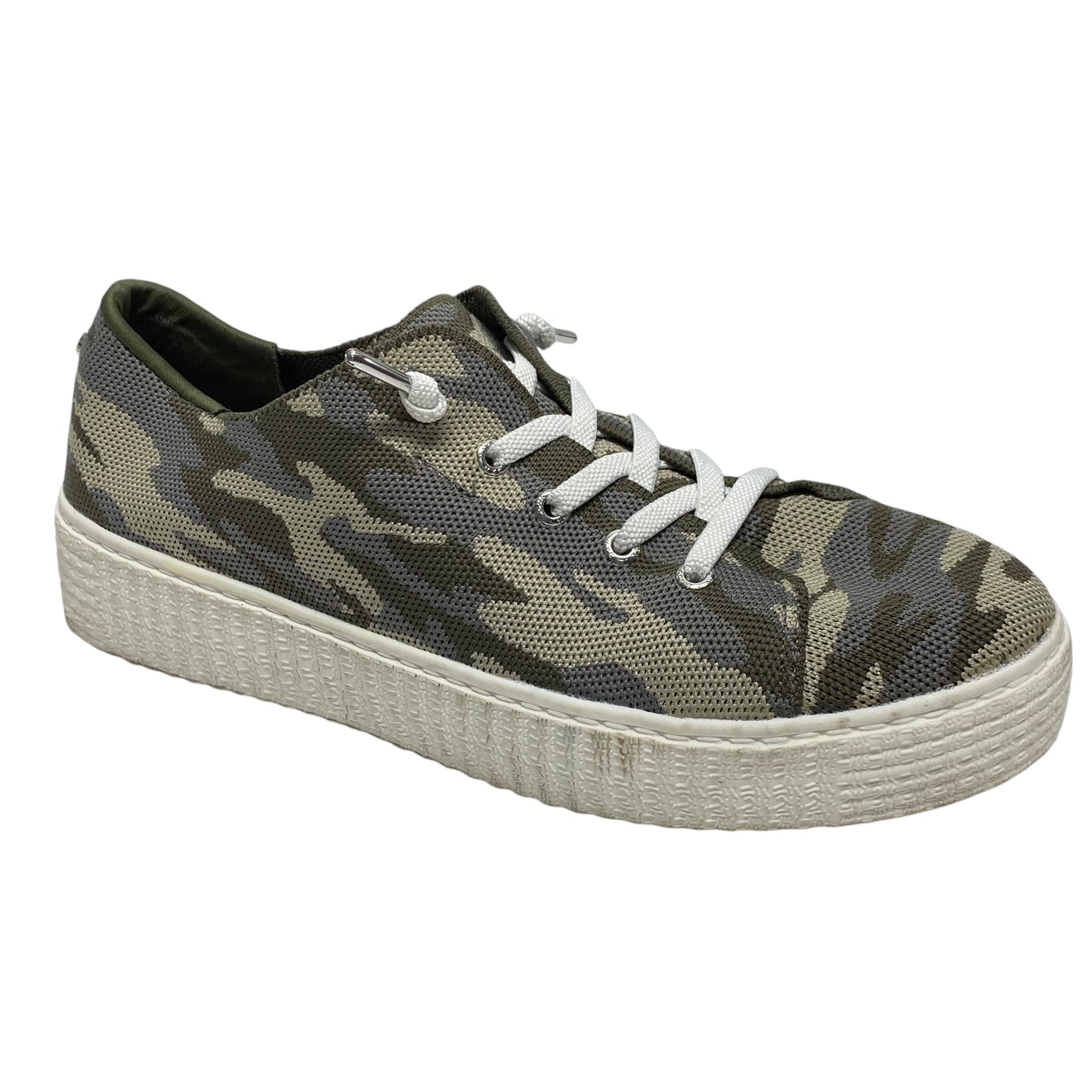 Shoes Athletic By Madden Nyc In Camouflage Print, Size: 10