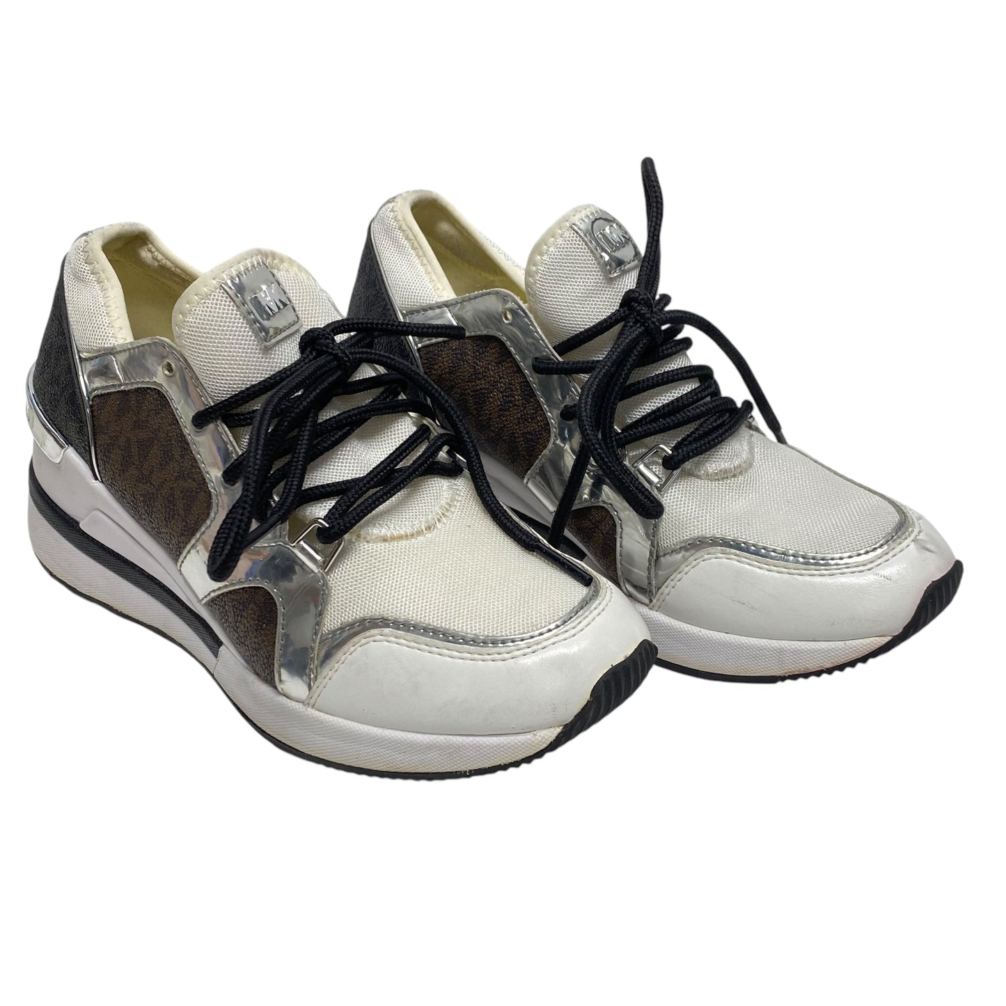 Shoes Athletic By Michael By Michael Kors In Brown & White, Size: 5.5