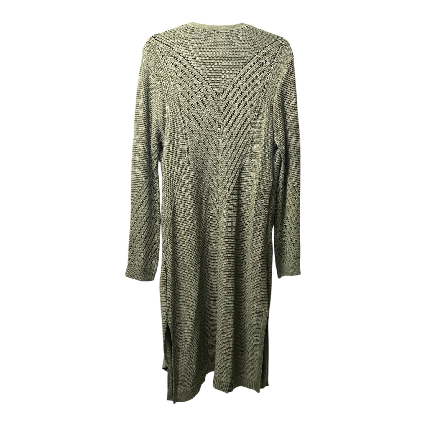 Cardigan By Chicos In Green, Size: L