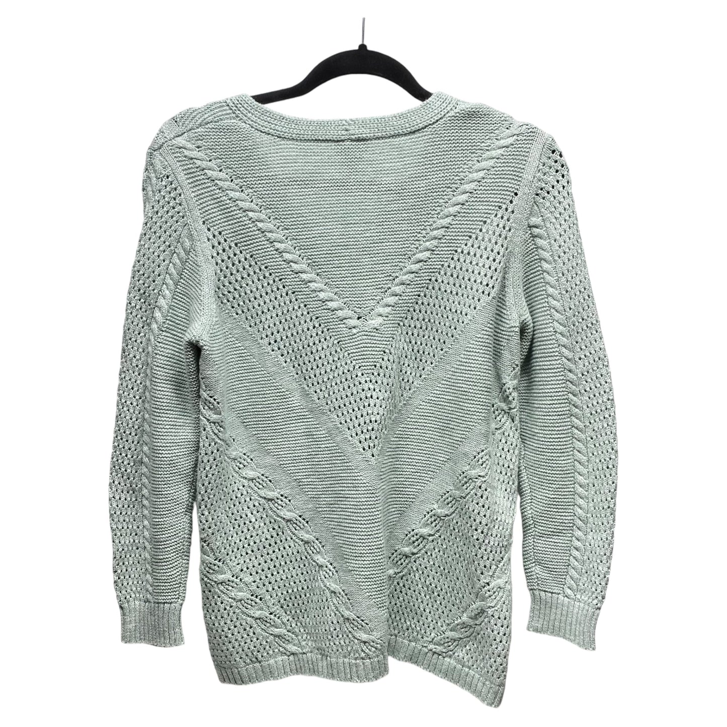 Sweater By Chicos In Green, Size: M