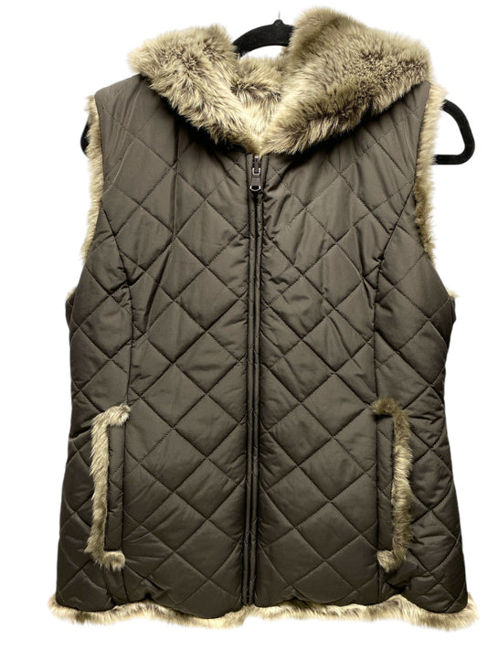 Vest Puffer & Quilted By Clothes Mentor In Grey, Size: S