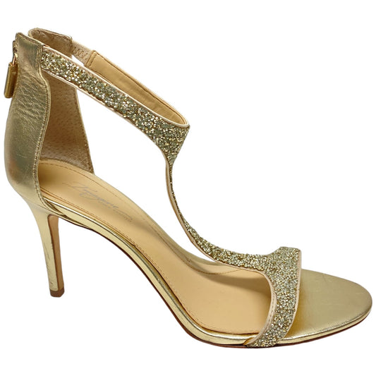 Shoes Heels Stiletto By Vince Camuto In Gold, Size: 9.5