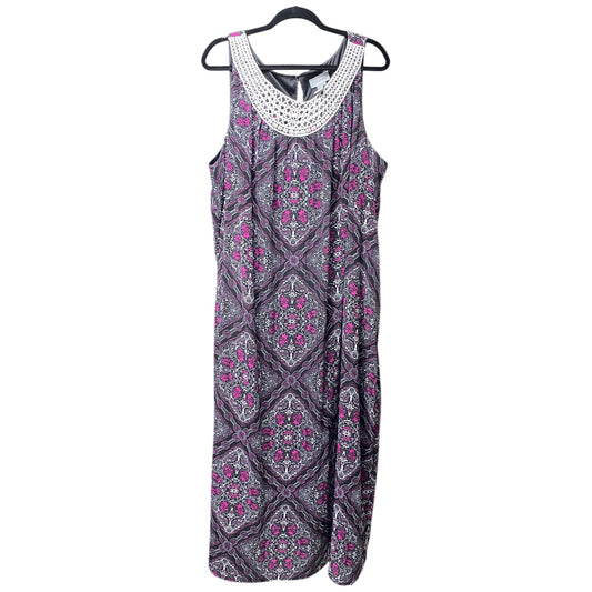 Dress Casual Maxi By Catherines In Floral Print, Size: 4x