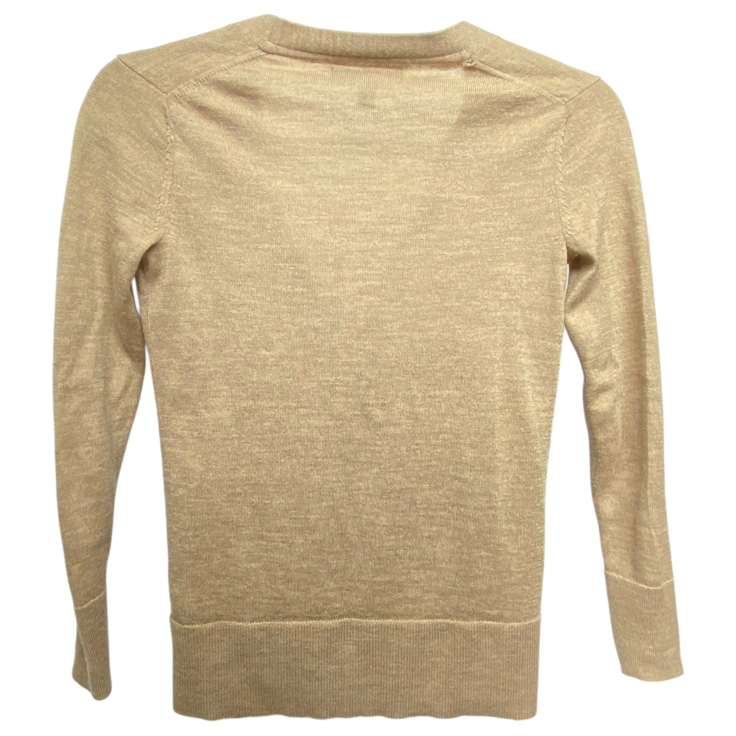 Sweater By Banana Republic In Brown & Cream, Size: Xxs