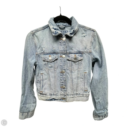 Jacket Denim By Aeropostale In Blue Denim, Size: Xs