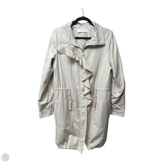 Coat Raincoat By Tahari In Pink, Size: S