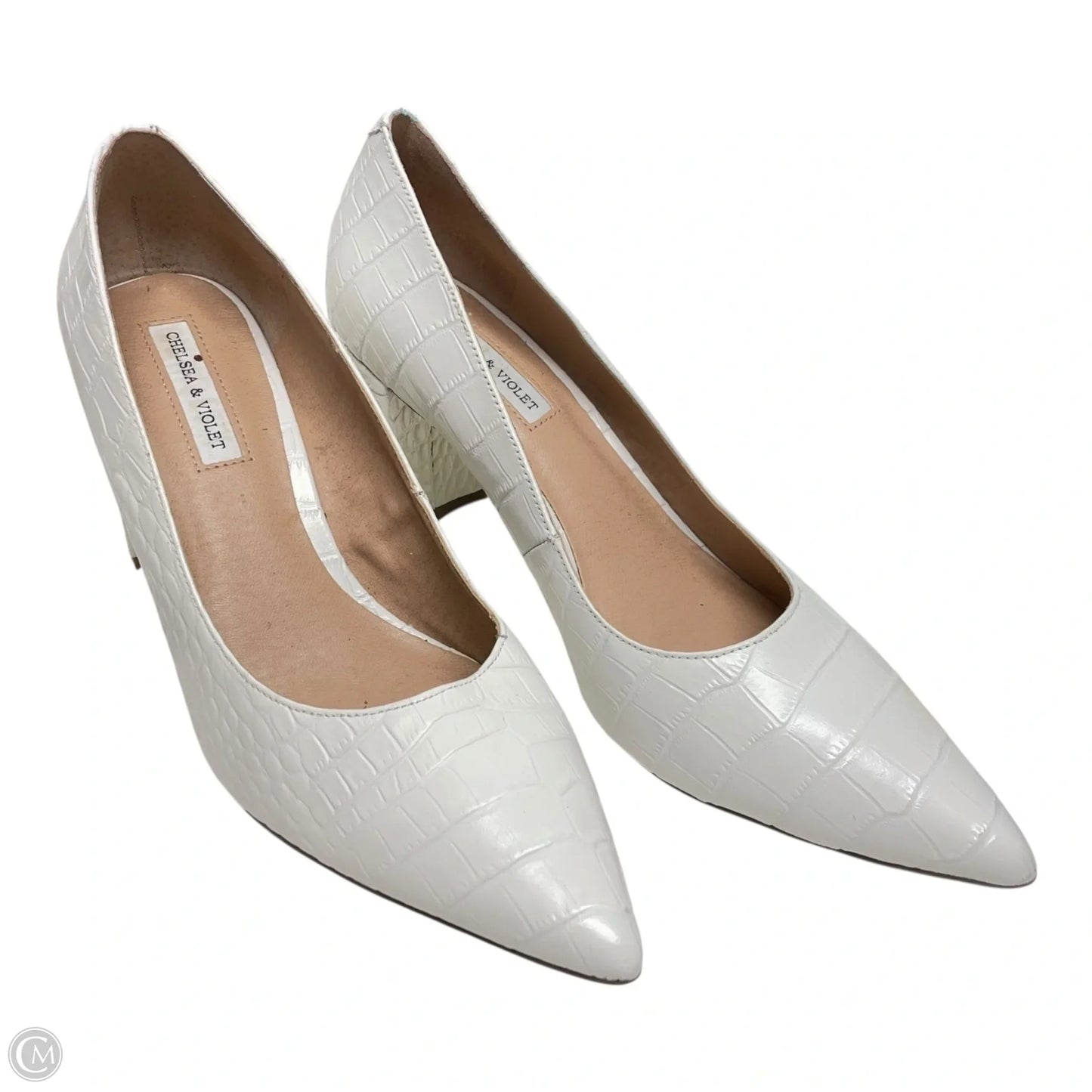 Shoes Heels Block By Steve Madden In White, Size: 9.5
