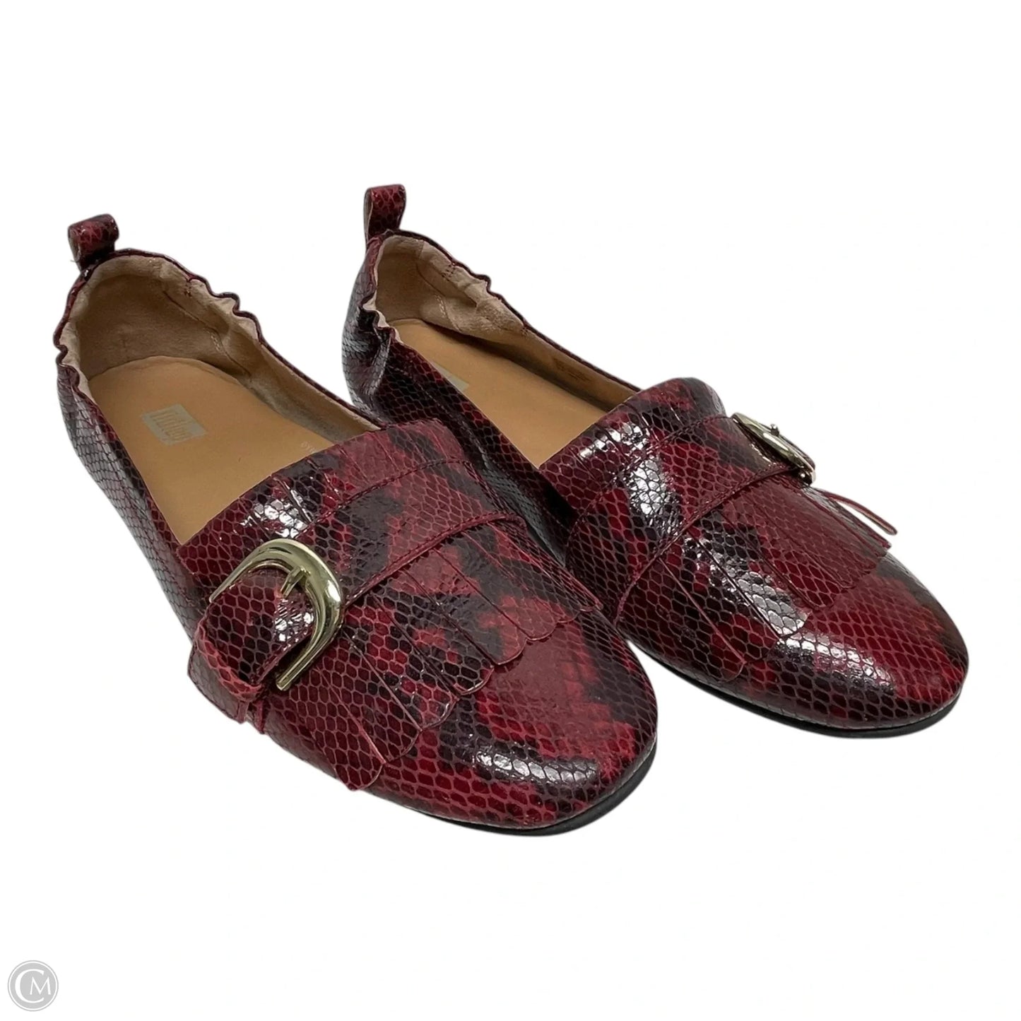 Shoes Flats By Fitflop In Red, Size: 8.5