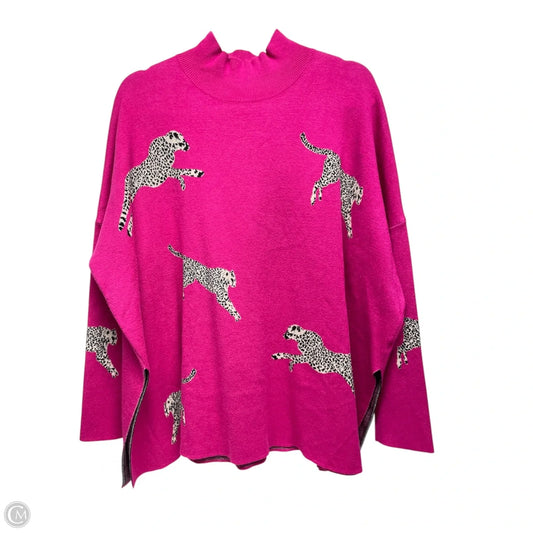 Sweater By Entro In Animal Print, Size: L