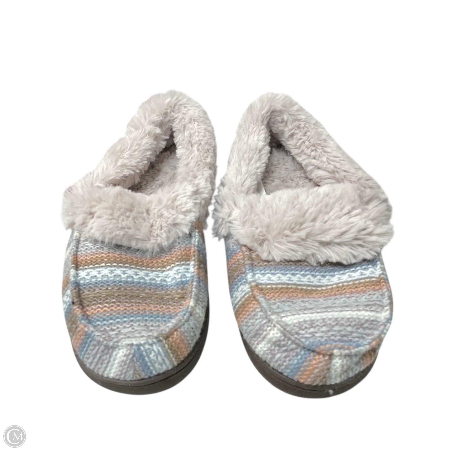 Shoes Flats By Muk Luks In Striped Pattern, Size: 7