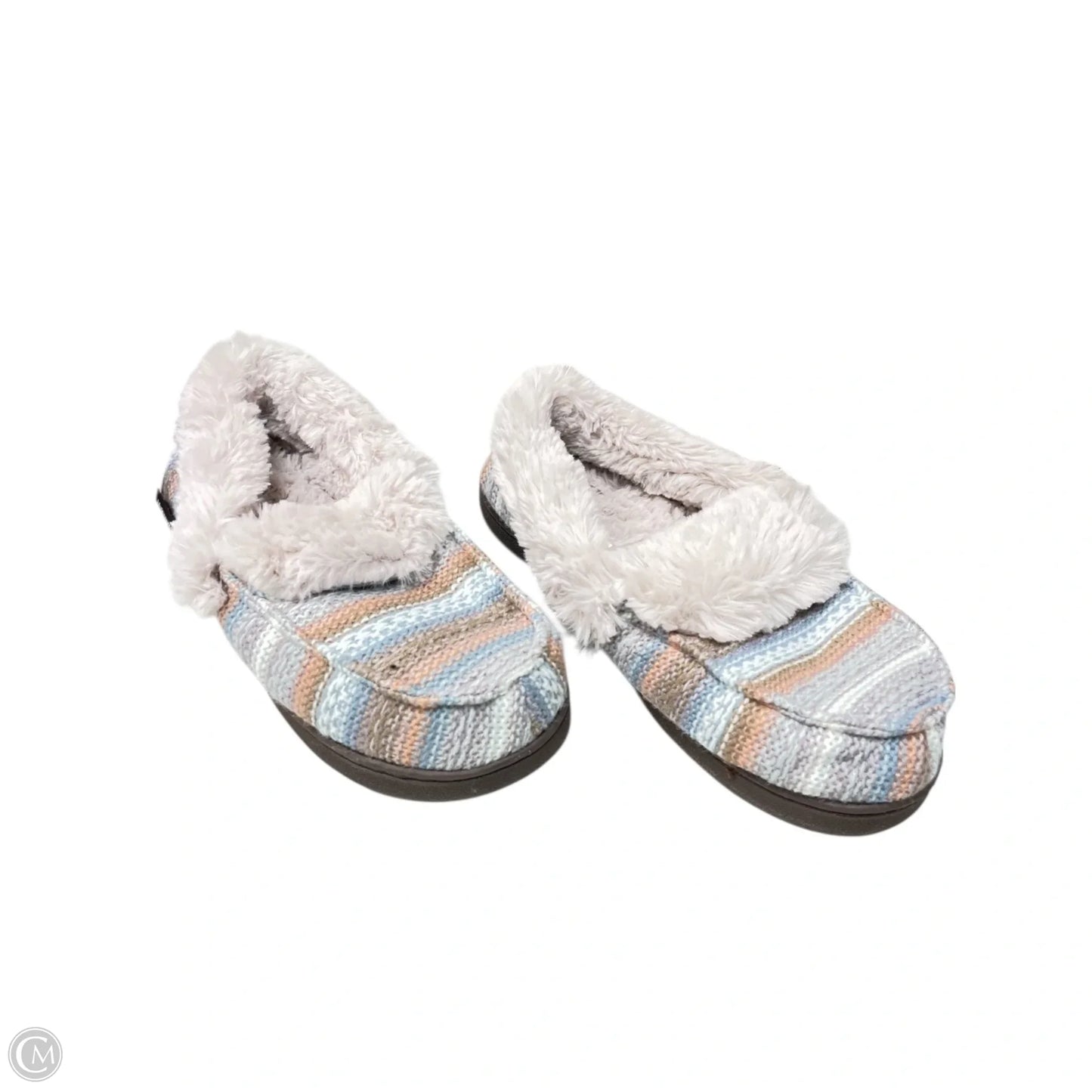 Shoes Flats By Muk Luks In Striped Pattern, Size: 7