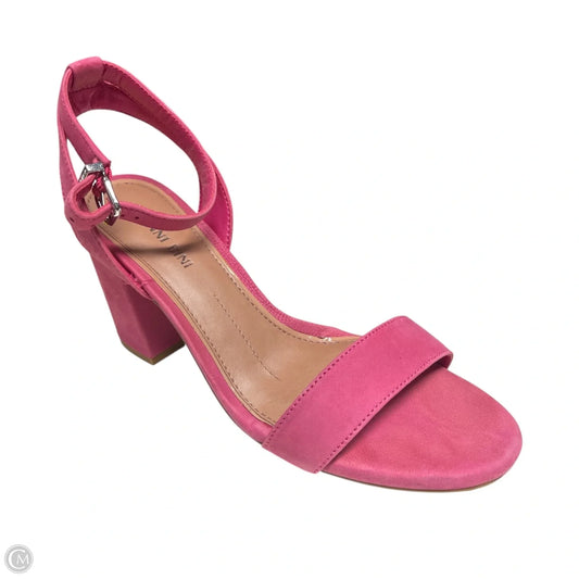 Shoes Heels Block By Gianni Bini In Pink, Size: 6.5
