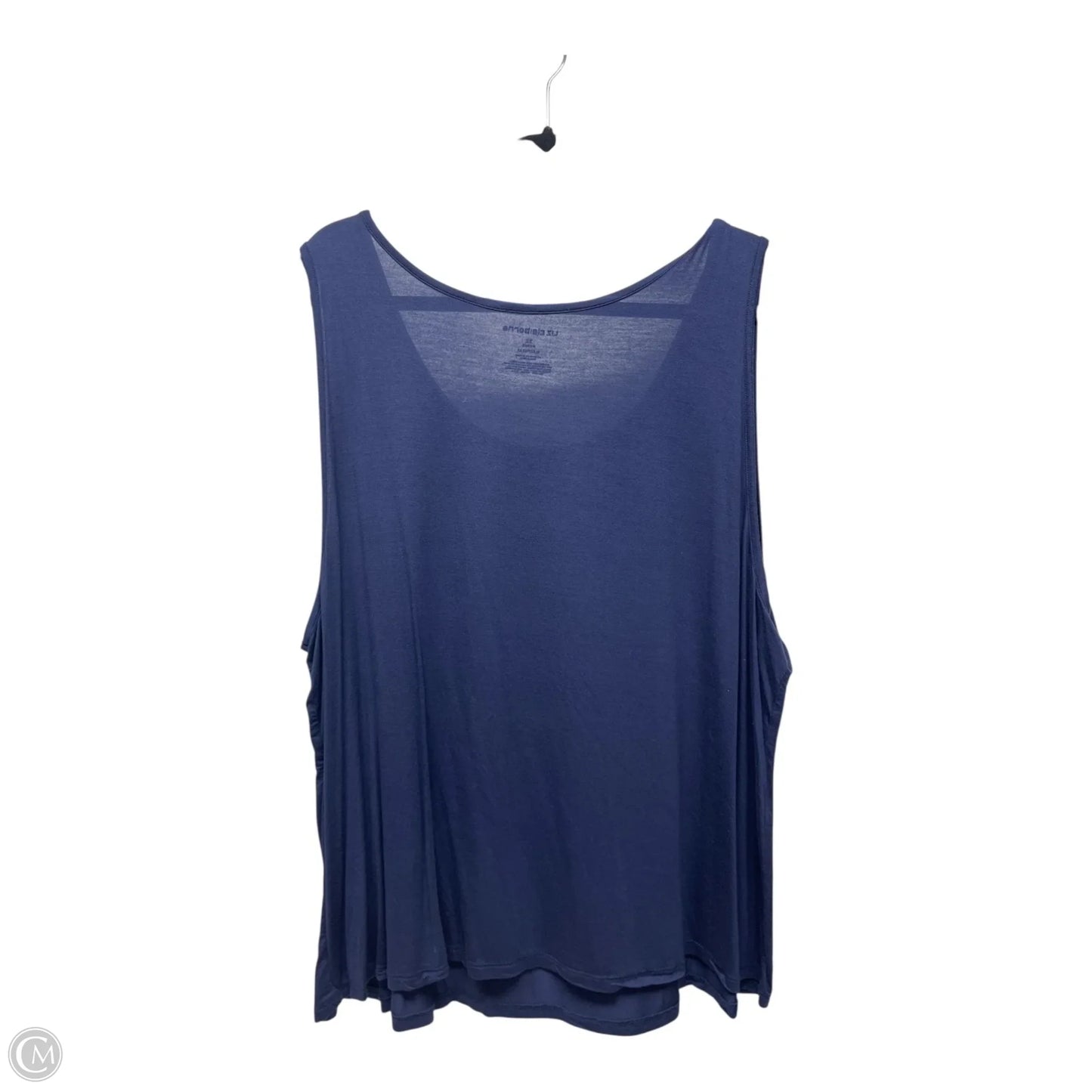 Tank Top By Liz Claiborne In Blue, Size: 3x