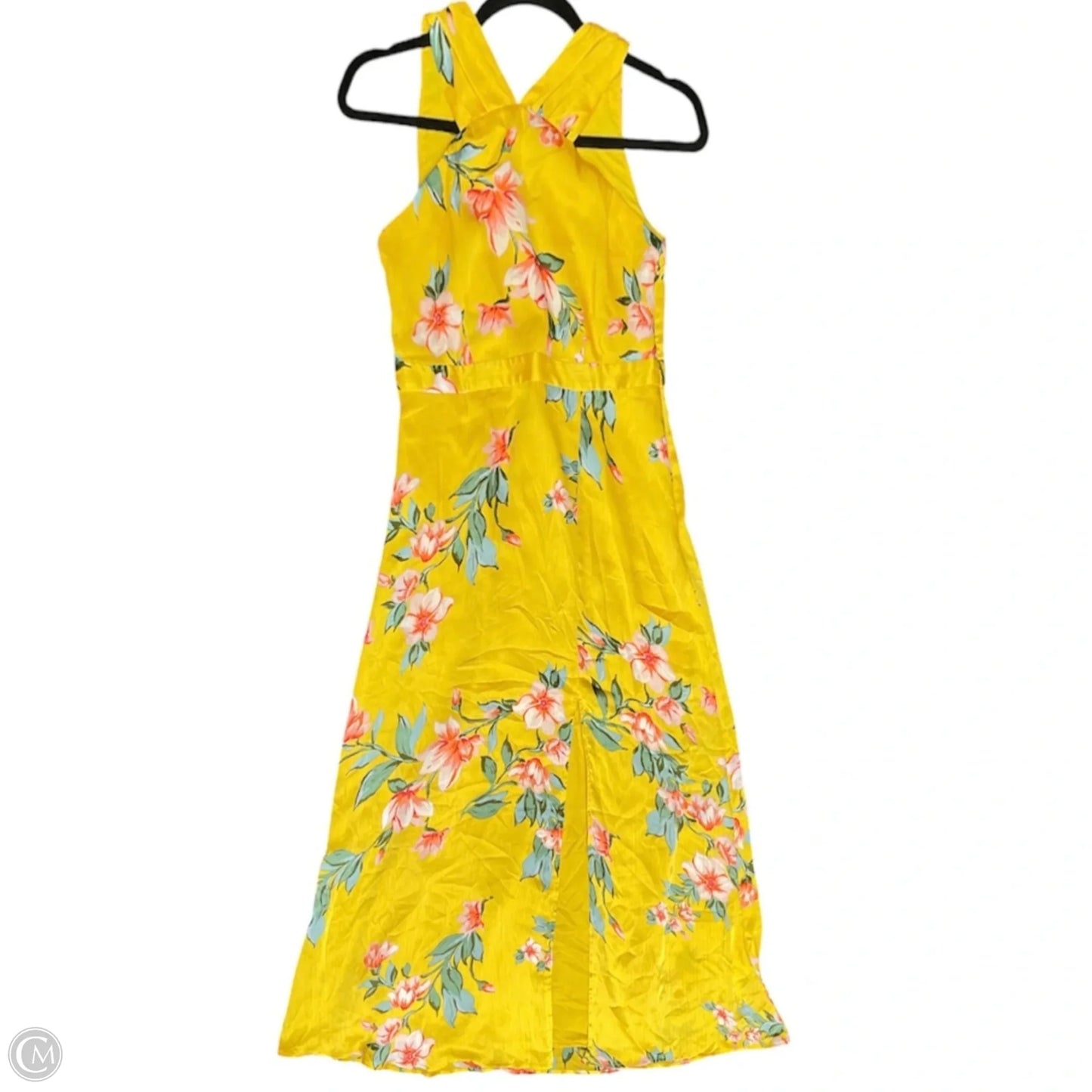 Dress Casual Maxi By Loft In Yellow, Size: 2p
