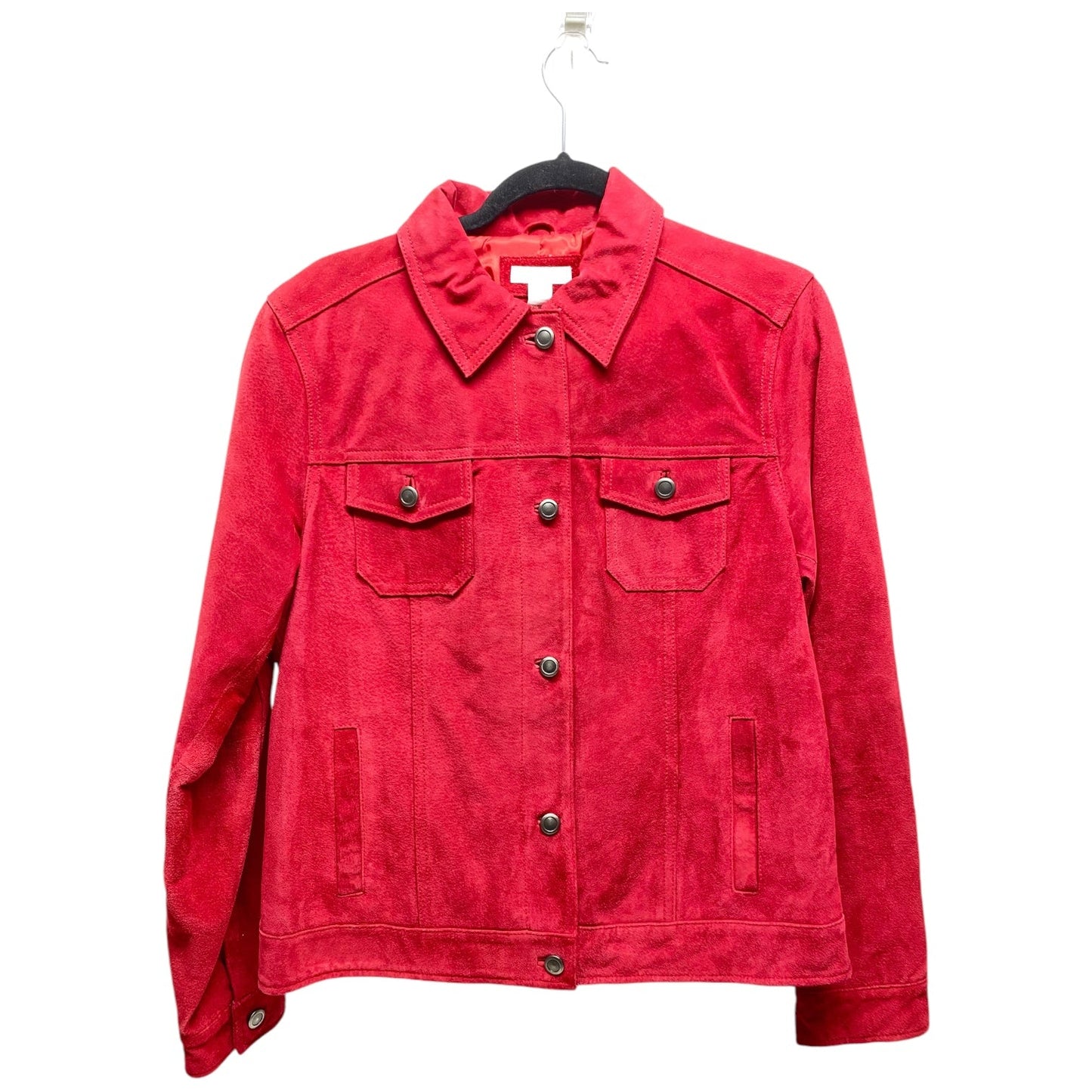 Jacket Other By Charter Club In Red, Size: L