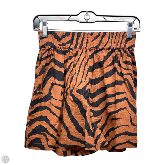 Shorts By Asos In Animal Print, Size: 4