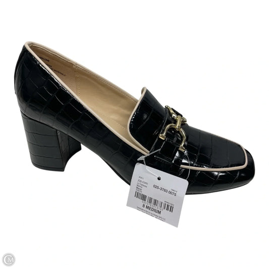 Shoes Heels Block By Liz Claiborne In Black & White, Size: 8