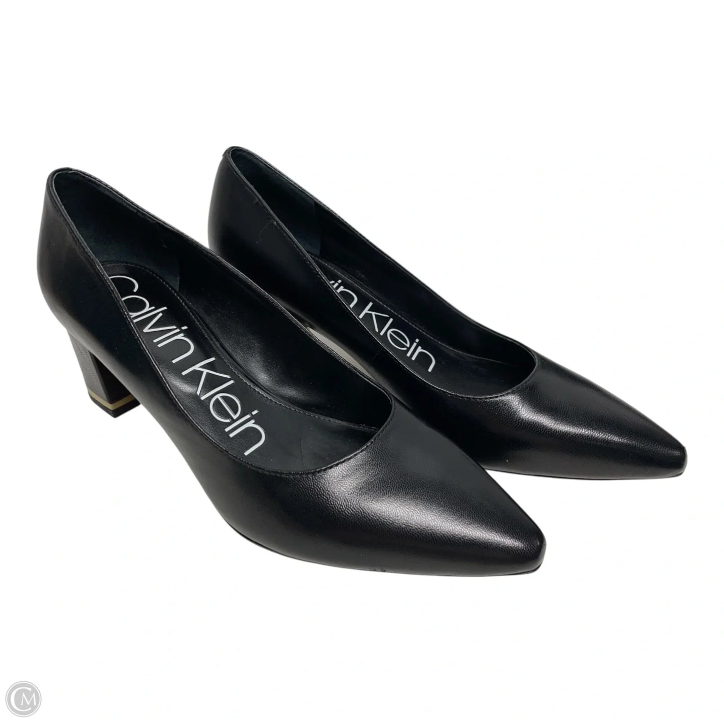 Shoes Heels Block By Calvin Klein In Black, Size: 7