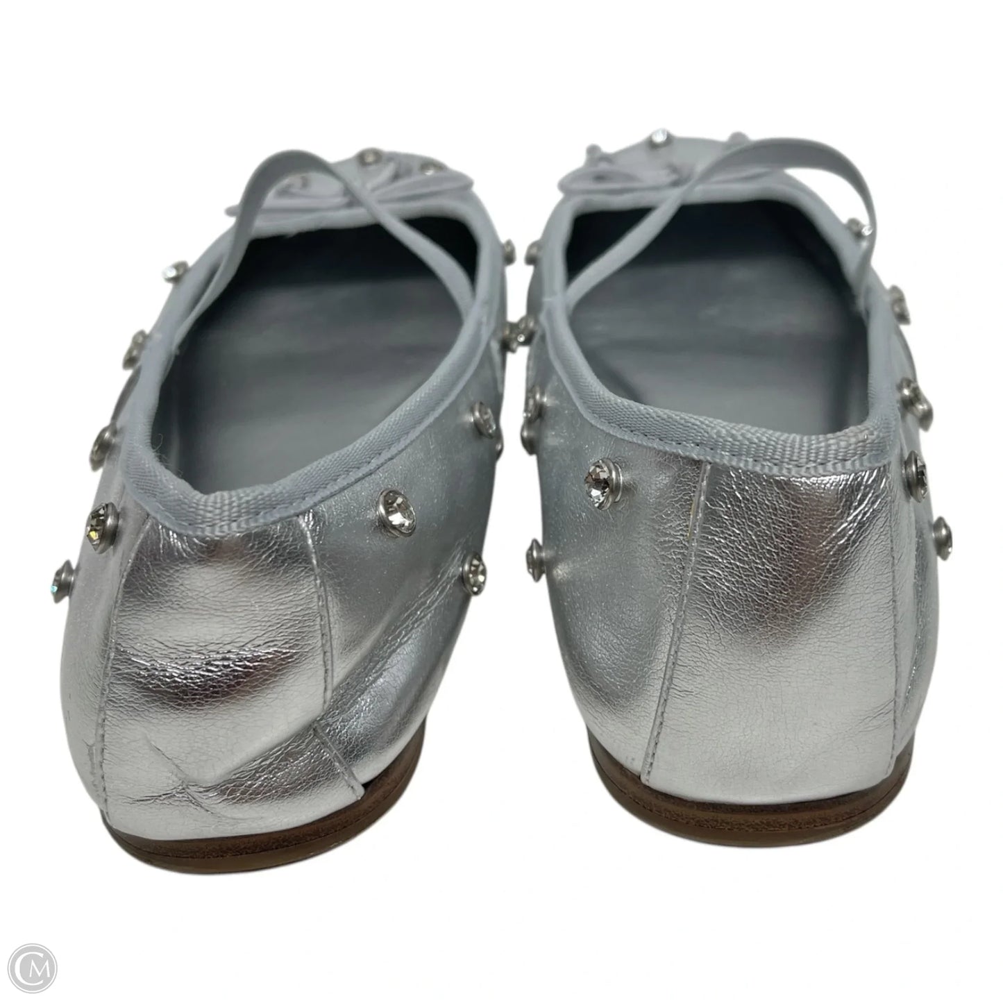 Shoes Flats By Bandolino In Silver, Size: 8.5