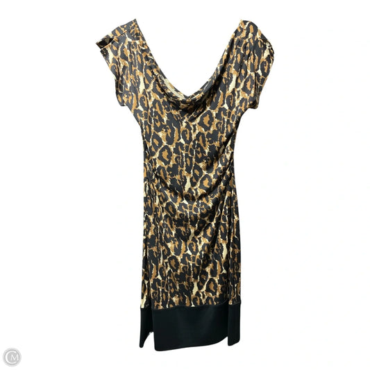 Dress Designer By Diane Von Furstenberg In Black & Brown, Size: 8