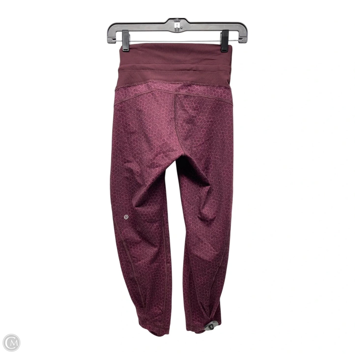 Athletic Pants By Lululemon In Maroon, Size: S
