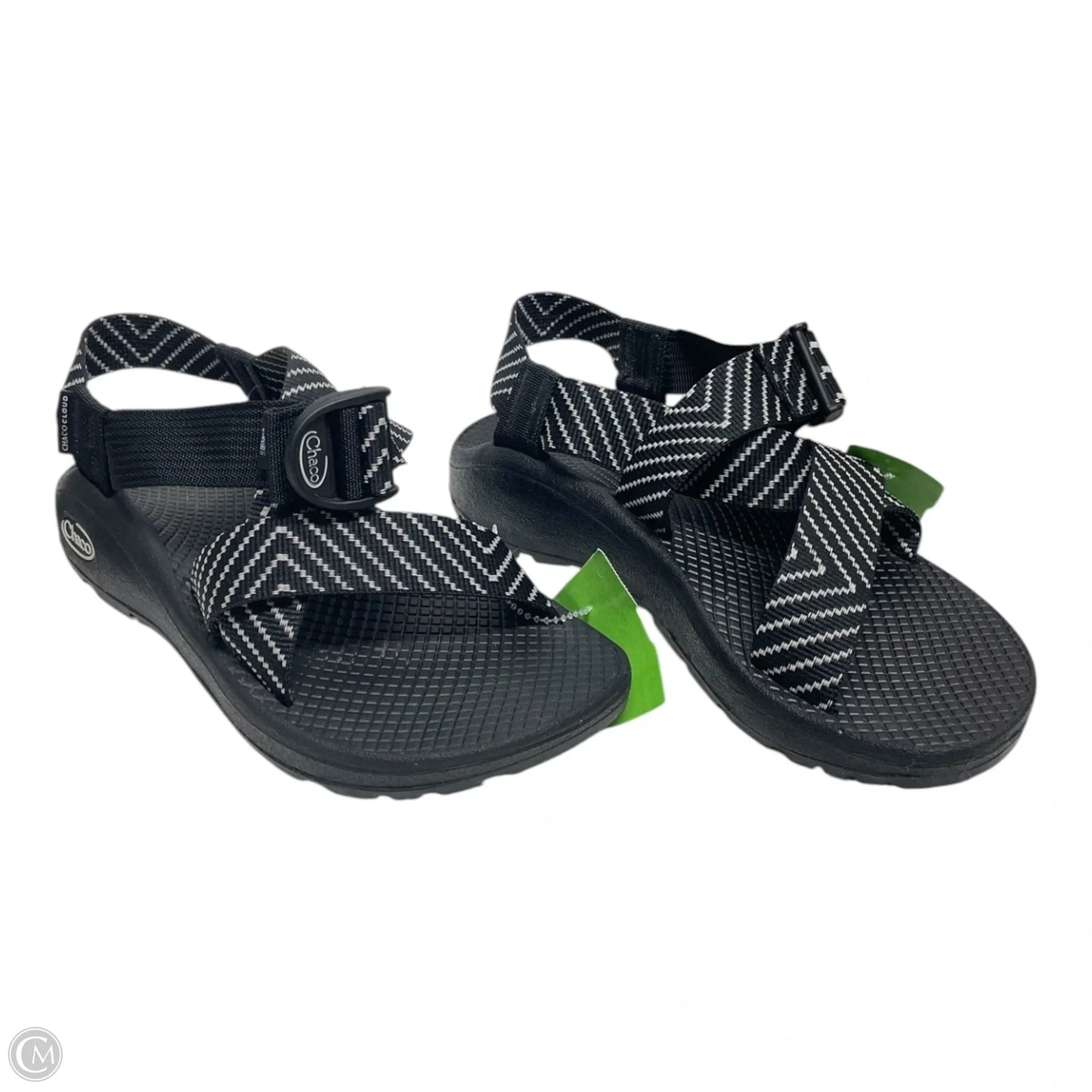Sandals Flats By Chacos In Black & White, Size: 6