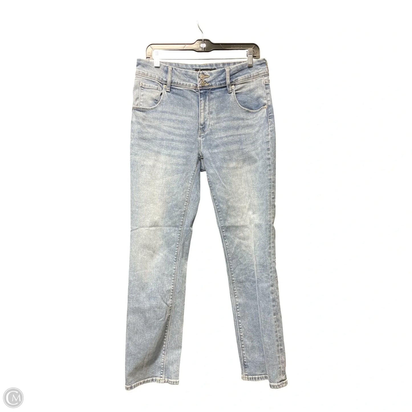 Jeans Straight By Hudson In Blue Denim, Size: 8