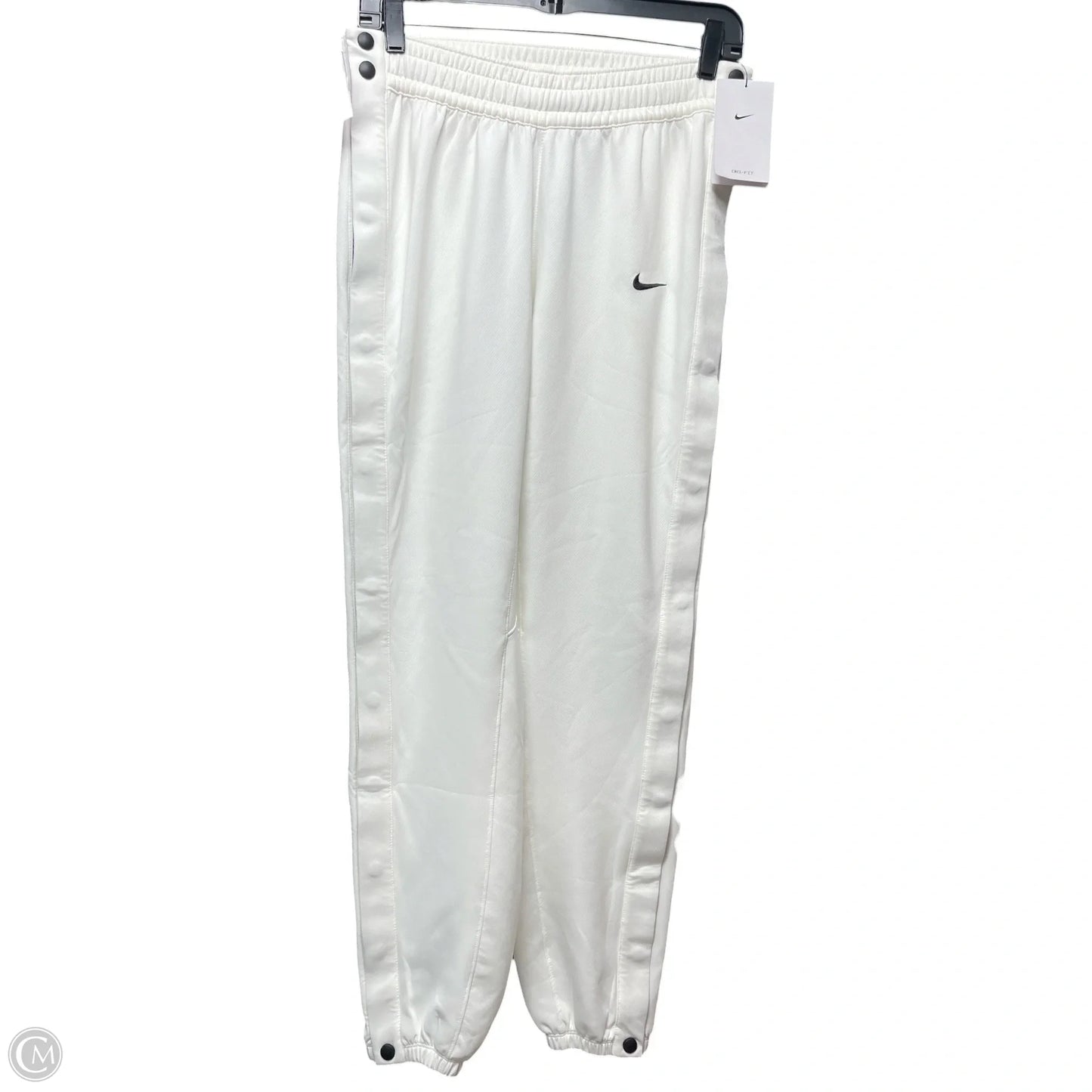 Athletic Pants By Nike Apparel In White, Size: S