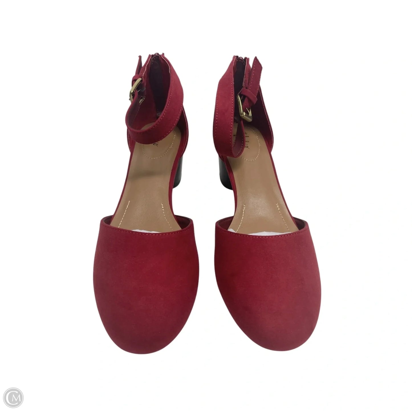 Shoes Heels Block By Style And Company In Red, Size: 10