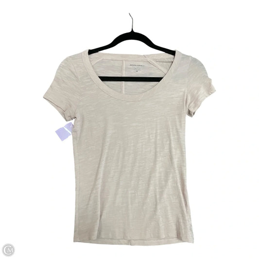 Top Short Sleeve Basic By Banana Republic In Pink, Size: Xxs